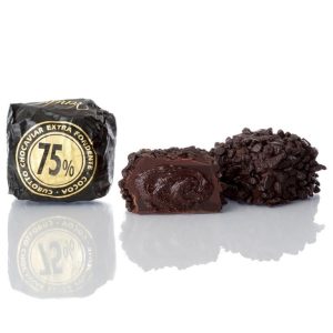 VENCHI tumešokolaadikreemiga trühvel, 75% 1 tk