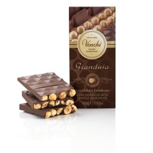 VENCHI Dark Gianduia Hazelnut bar 100 g