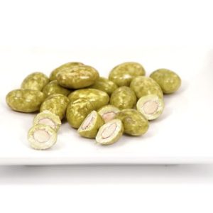 Matcha almonds, 100g