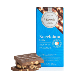 VENCHI NO Added Sugar Milk Hazelnut Bar 70 g
