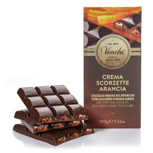VENCHI Crema Arancia  tumešokolaad, 100g