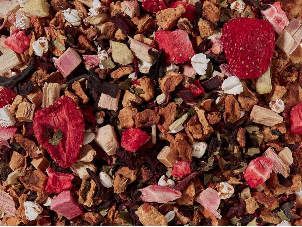 Strawberry Rhubarb Crumble, puuvilja tee, 50g