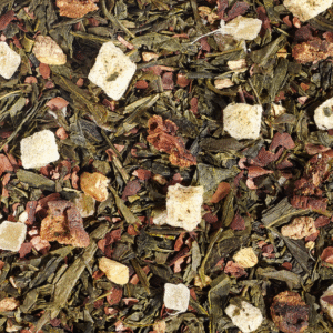 Sencha Chocolate Cake with Pear & Ginger roheline tee