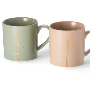 "Jannike" mug, 0.35 l  H 9.5 cm, Ø 8.6 cm (pink)